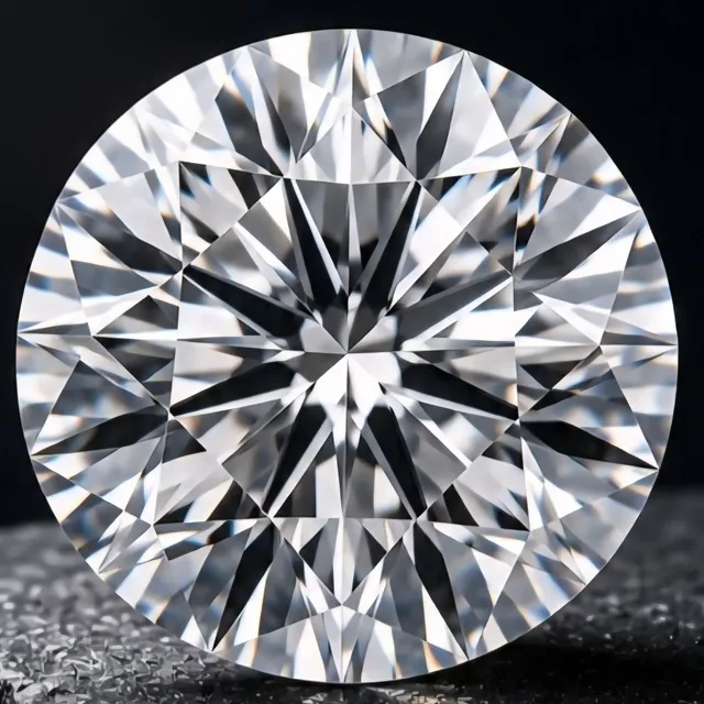 round cut lab-grown diamond — Halo