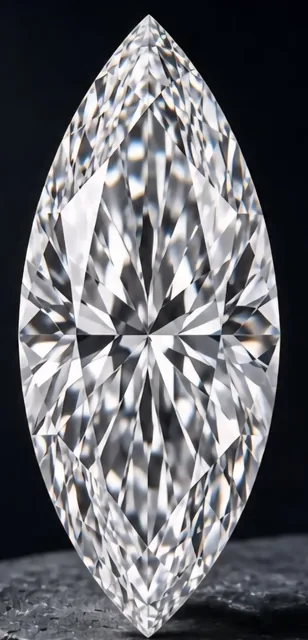 marquise cut lab-grown diamond — Blade, 1.00 ct, color E, clarity VS1