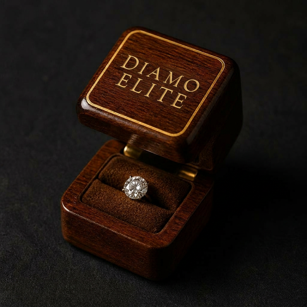 Heritage Walnut — 50×50mm presentation box