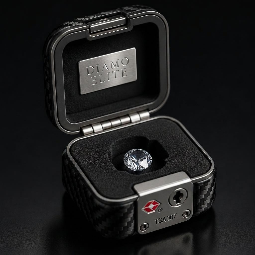 Onyx Travel Case — 50×50mm presentation box