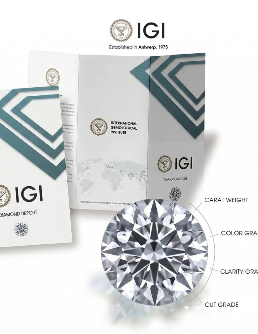 Example of an IGI laboratory diamond certificate
