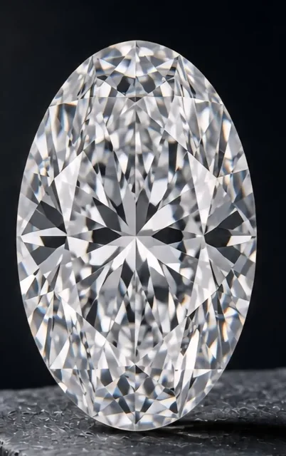 oval cut lab-grown diamond — Solace