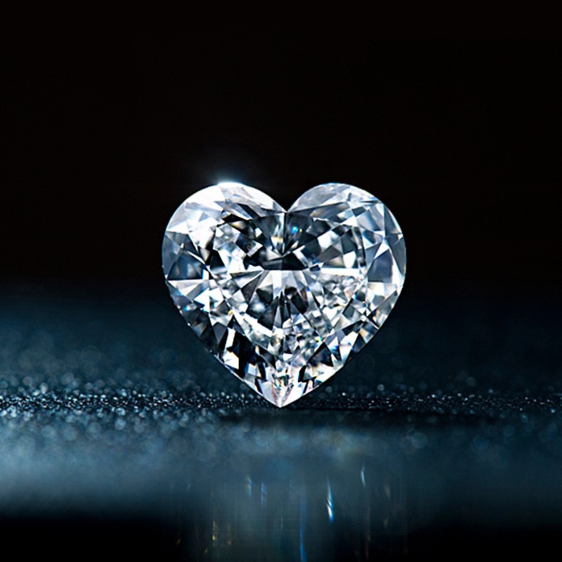 Heart Cut lab-grown diamond