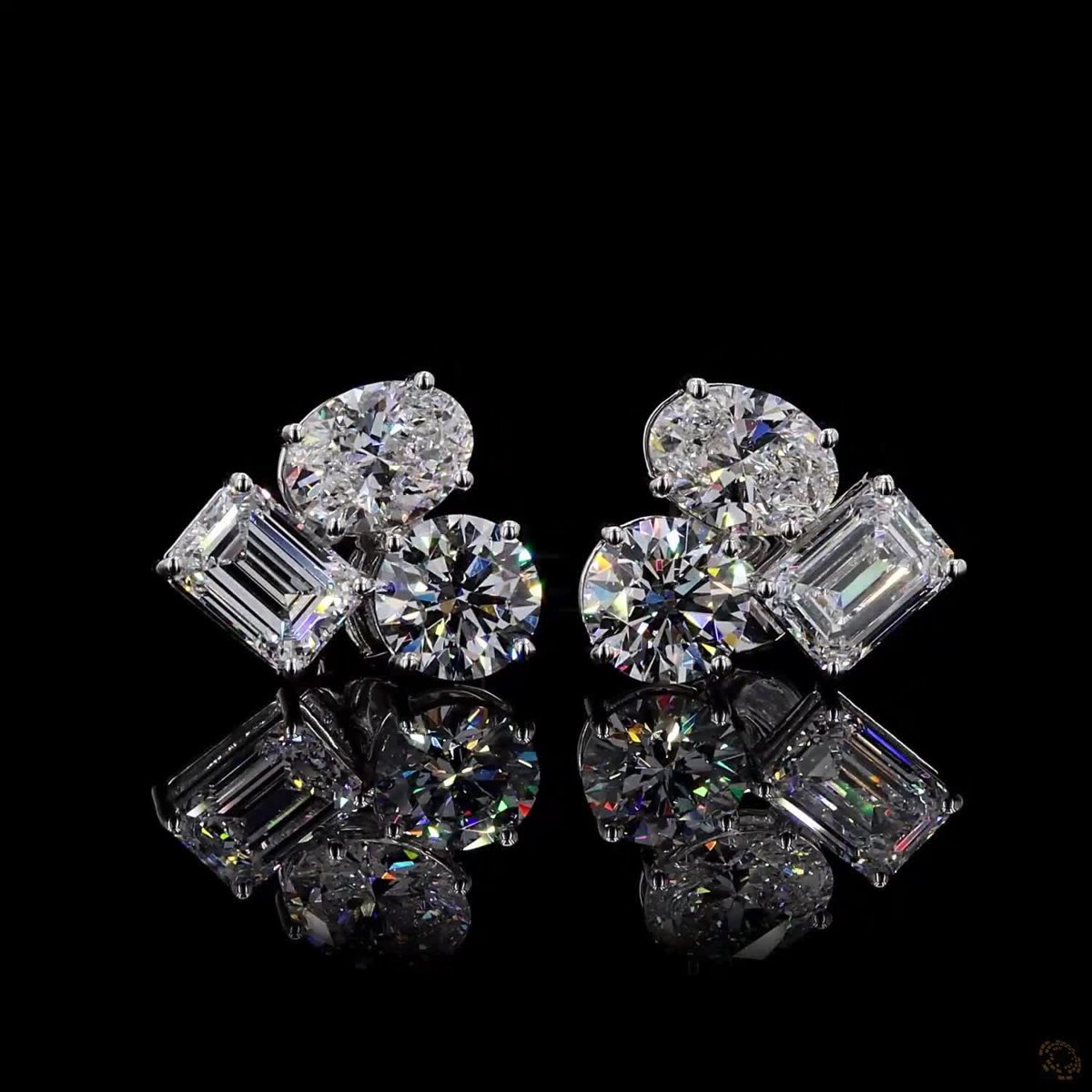 Diamond Earrings E-346463