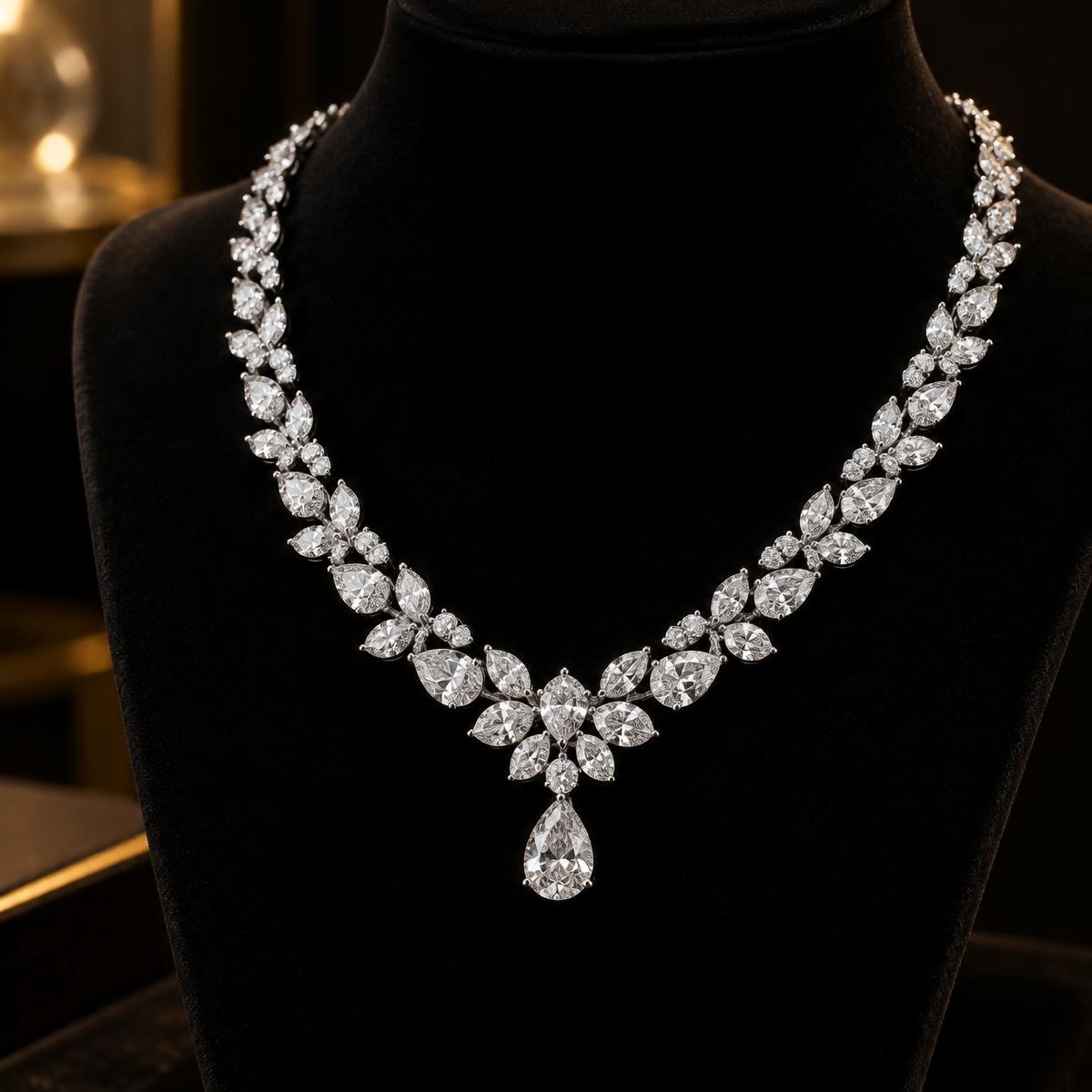 Diamond necklaces