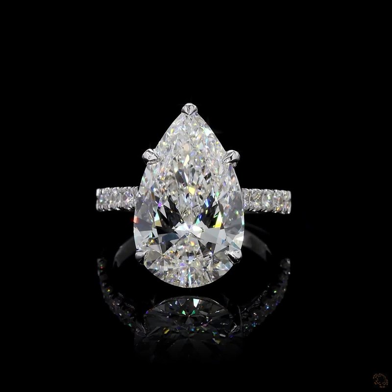 White Gold Diamond Ring R-135142