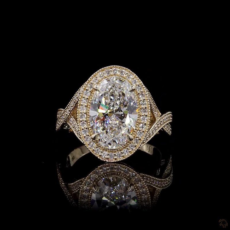 Yellow Gold Diamond Ring R-185953