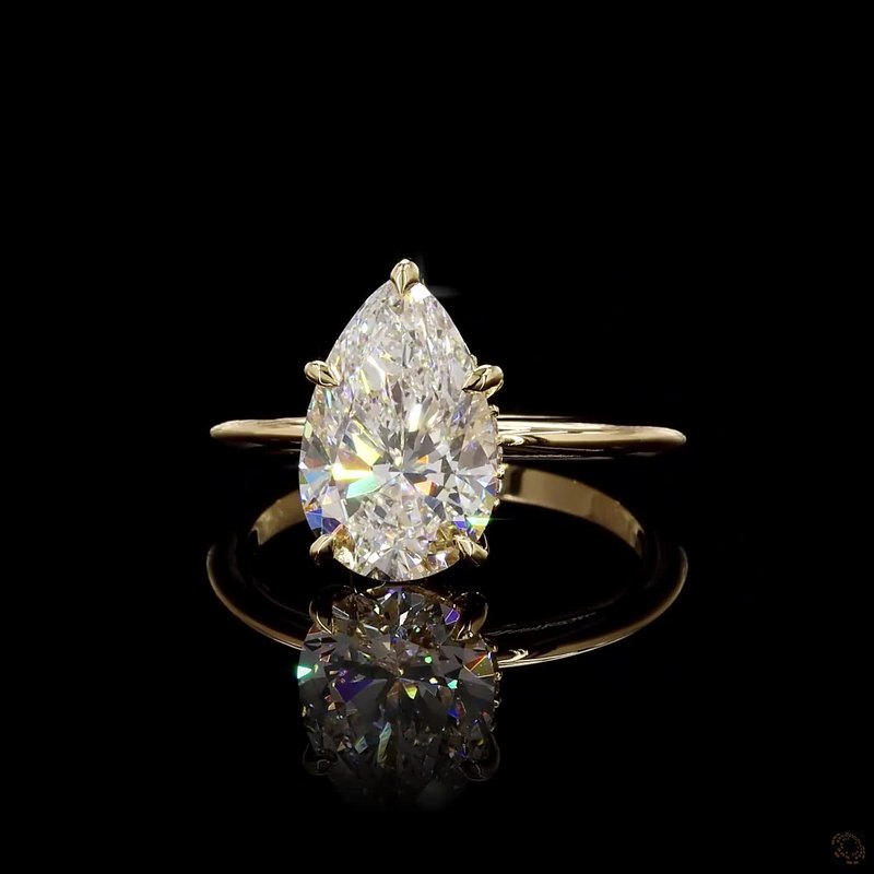 Yellow Gold Diamond Ring R-190335