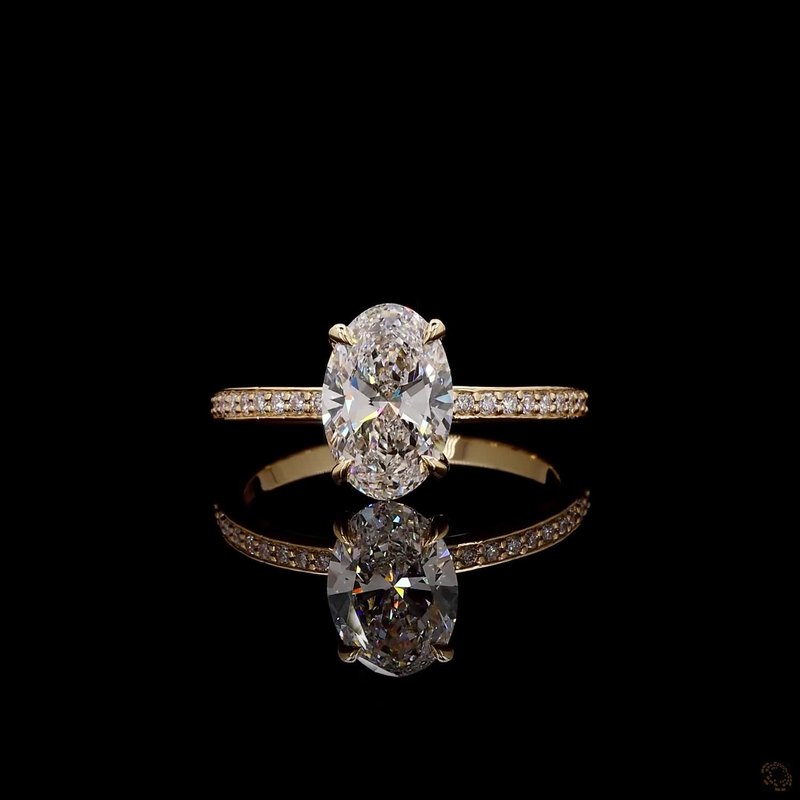 Yellow Gold Diamond Ring R-438048