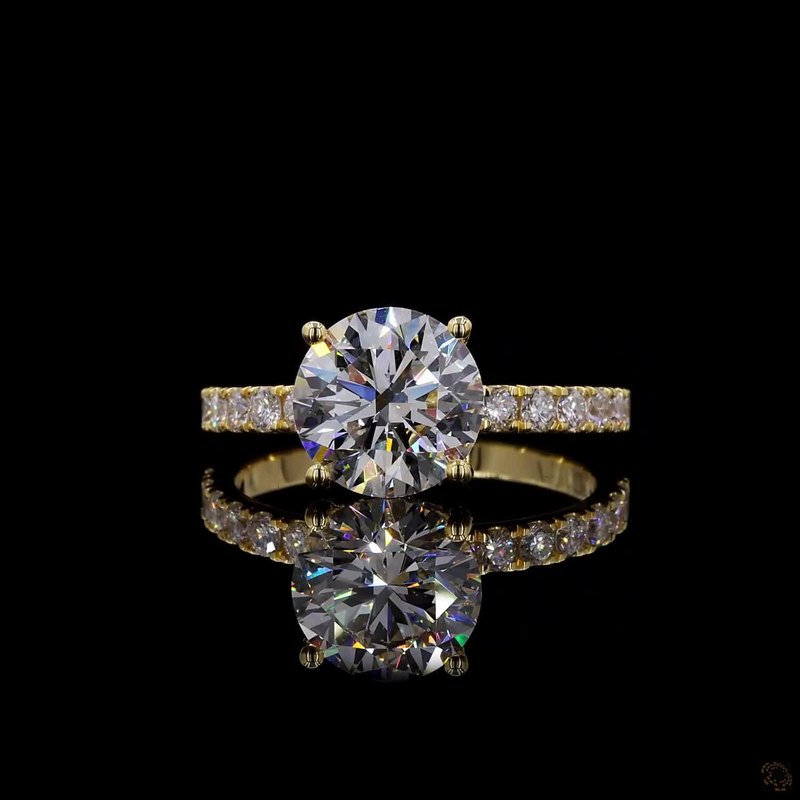 Yellow Gold Diamond Ring R-491199
