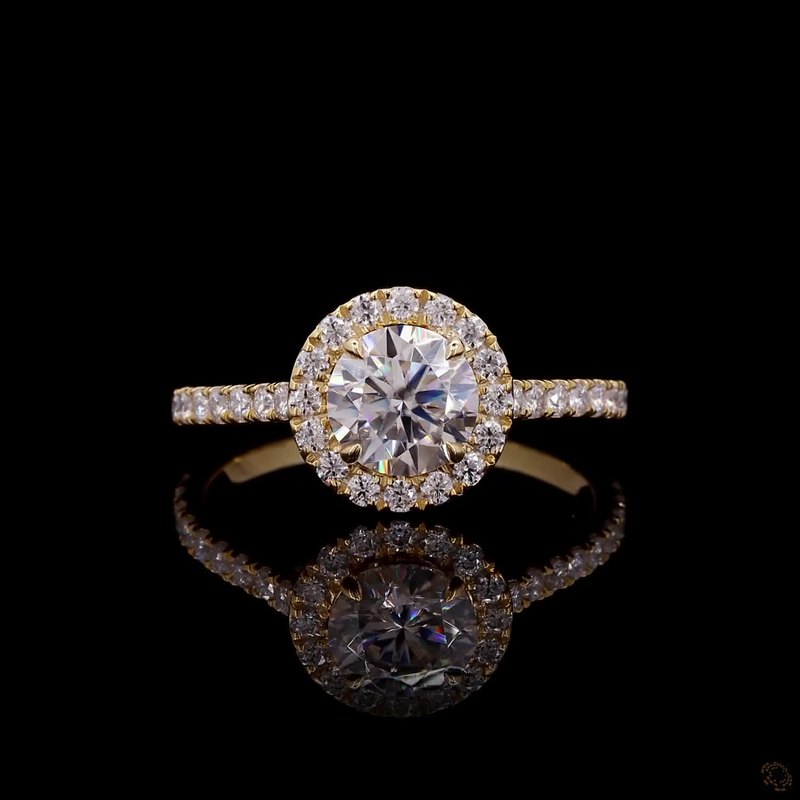 Yellow Gold Diamond Ring R-499651