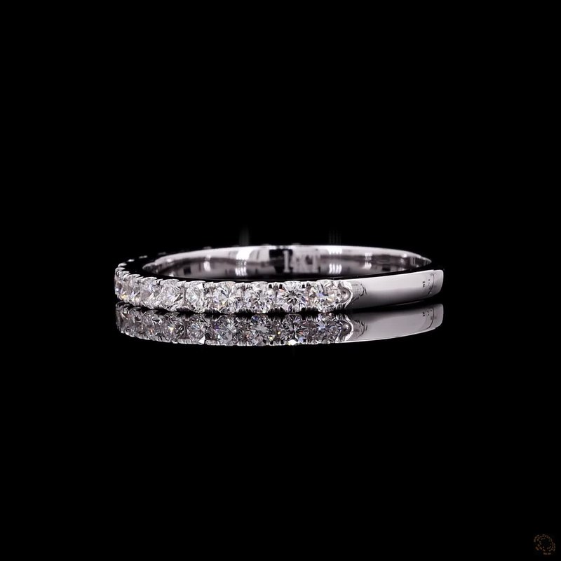 White Gold Diamond Ring R-533453