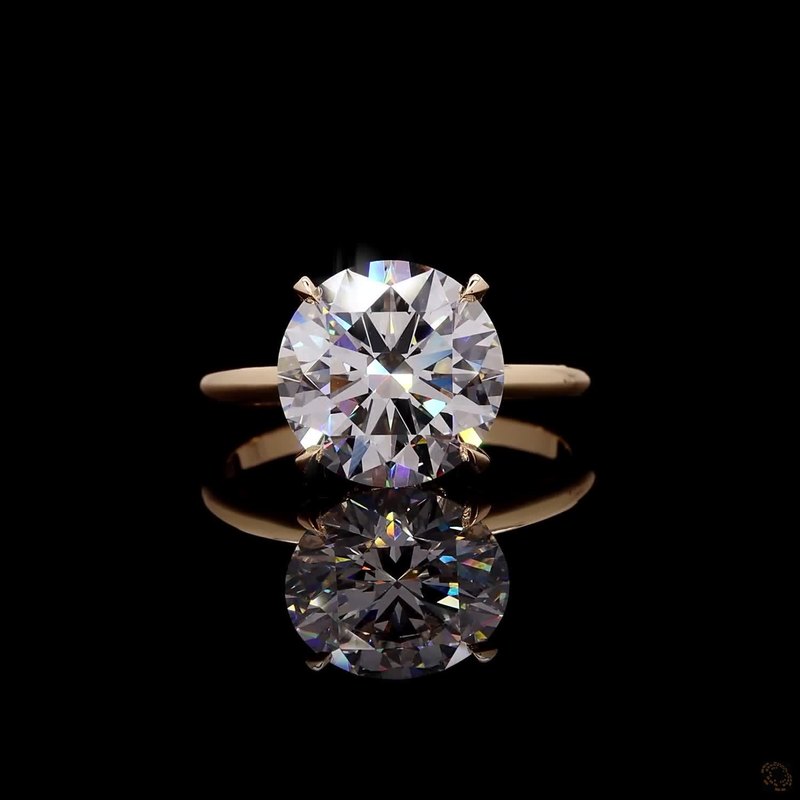 Yellow Gold Diamond Ring R-687914