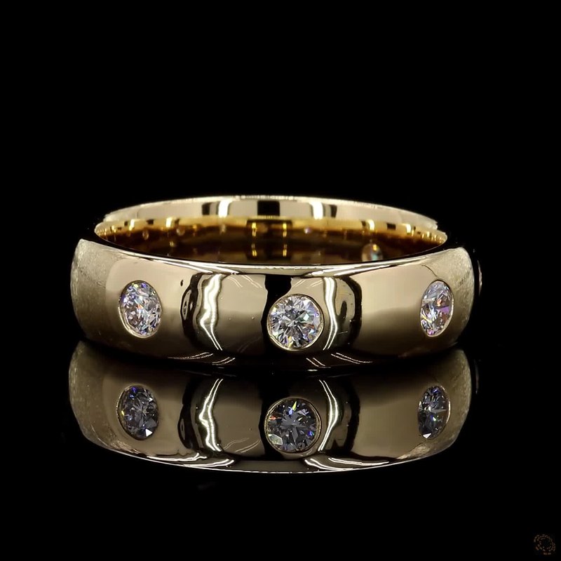 Yellow Gold Diamond Ring R-801796
