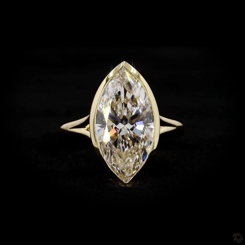 Yellow Gold Diamond Ring R-817495