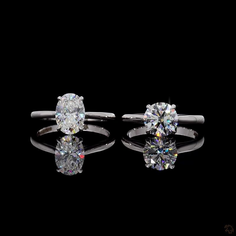 White Gold Diamond Ring R-831702