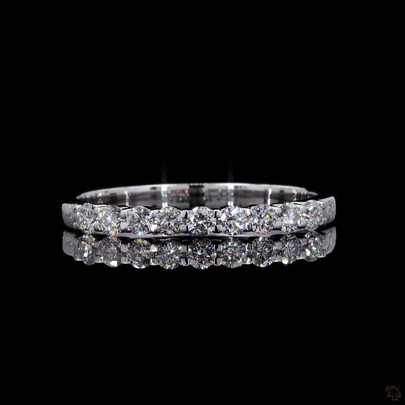 White Gold Diamond Ring R-836542
