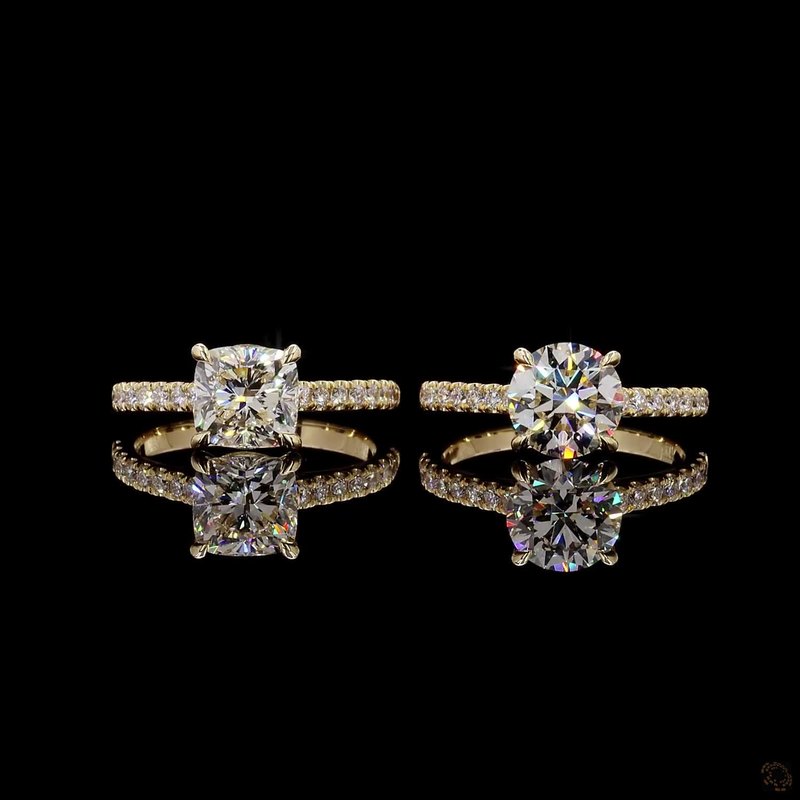 Yellow Gold Diamond Ring R-859849