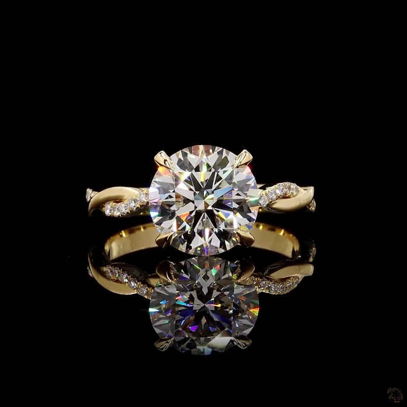 Yellow Gold Diamond Ring R-865773