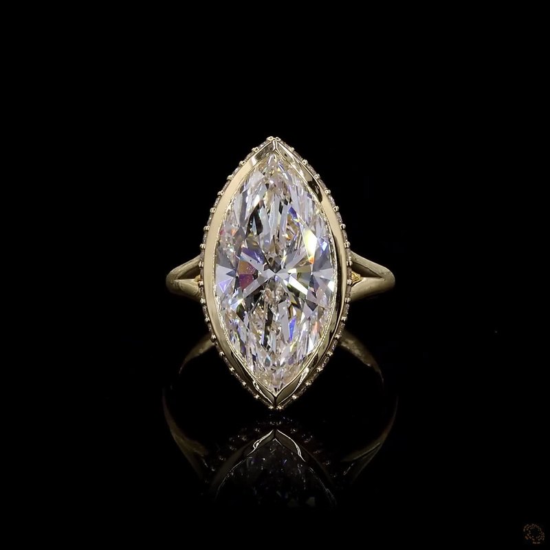 Yellow Gold Diamond Ring R-873580