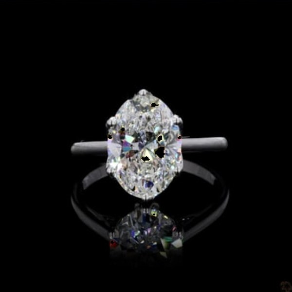 White Gold Diamond Ring R-890124