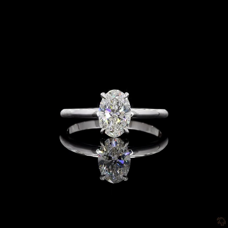 White Gold Diamond Ring R-904741
