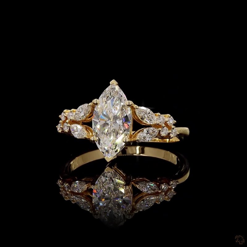 Yellow Gold Diamond Ring R-944782